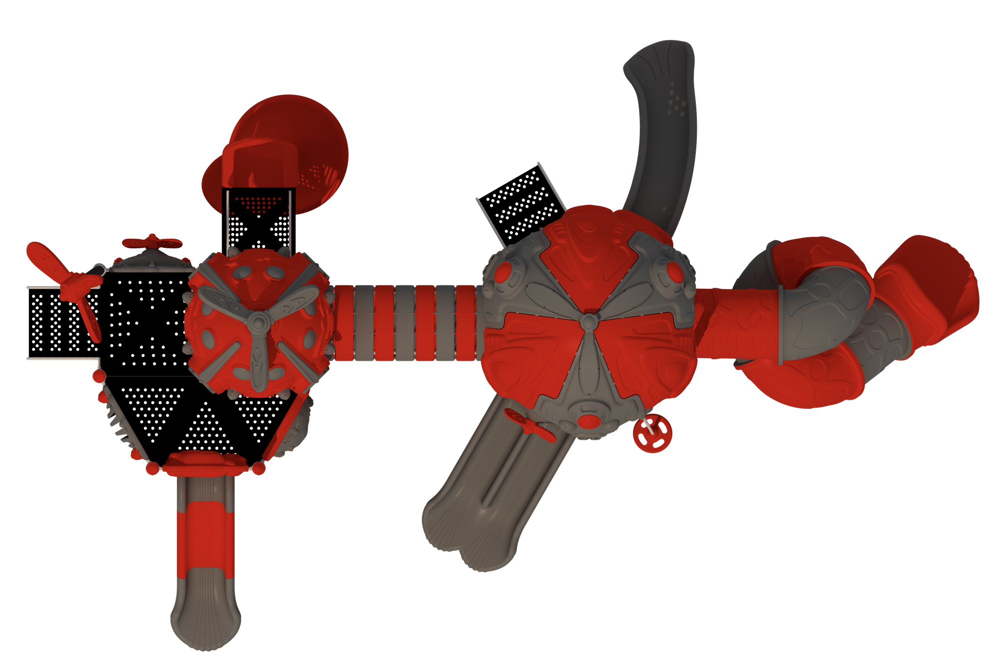 Helikopter Seri Oyun Grubu G-700 PRK-703 | Temalı Metal Oyun Grupları | Erse Kent Mobilyaları